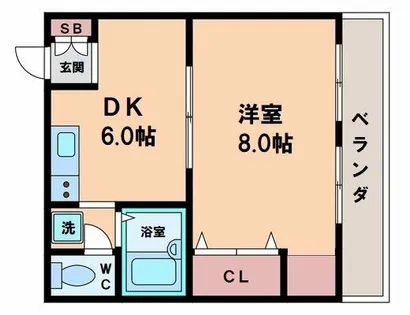 メゾン・ド・ソンジュ【4階】の間取り