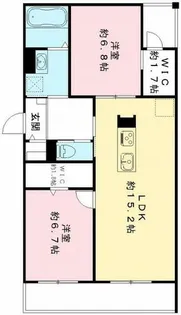 HARMONIOUS福江【2階】の間取り