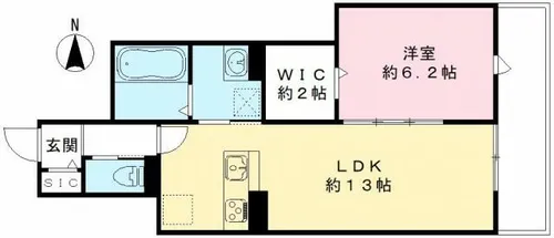 ソフィニティ名駅【1階】の間取り