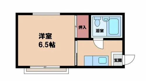 コーポシバタキ【1階】の間取り