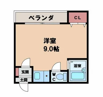 フレグランス阿倍野【2階】の間取り