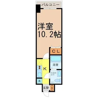リヴシティ栄参番館【2階】の間取り