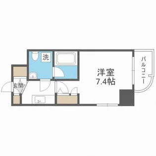 ミュプレ北浜EAST【10階】の間取り