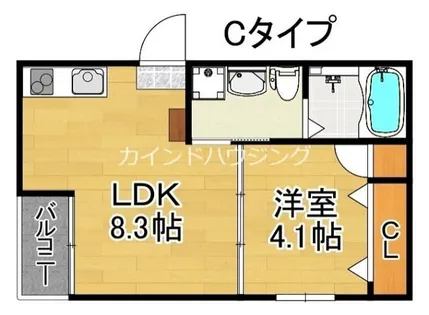 メゾン・オークルⅠ【3階】の間取り