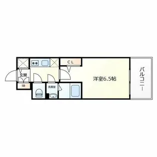 JMFレジデンス桜ノ宮【4階】の間取り