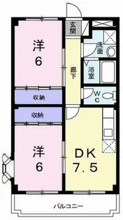 プリンスハイツ【2階】の間取り