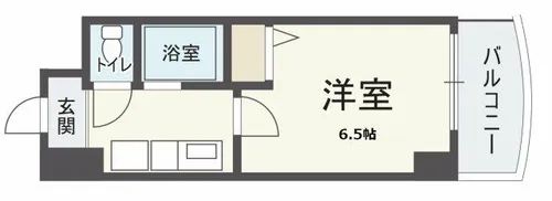 HOPE CITY天神橋【3階】の間取り