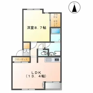 ノーブルハイツⅡ【2階】の間取り