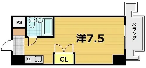 サンヒルズハウス【6階】の間取り