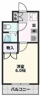 ラ・セレス【206号室】の間取り