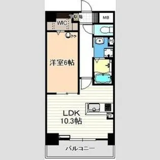 ビアンコネロ【4階】の間取り