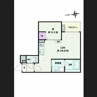 Jack heiwaⅠ【2階】の間取り