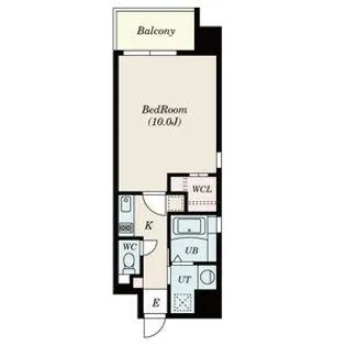 エルスタンザ栄南【802号室】の間取り