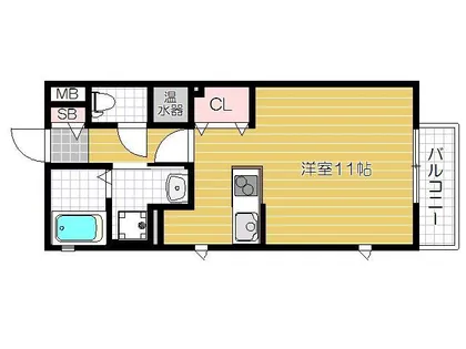 ペアムール B【2階】の間取り