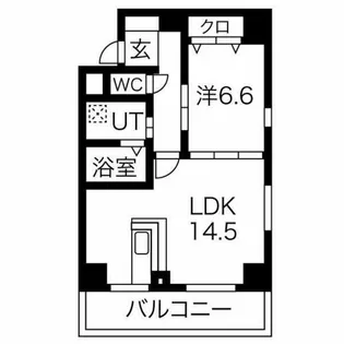 サン・東山公園ウエスト【5階】の間取り