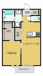 ユニグレイス【2階】の間取り