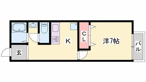 エトランス県大前【103号室】の間取り