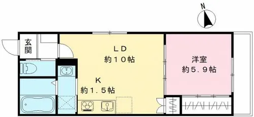 ユアメゾン プリーモ【2階】の間取り