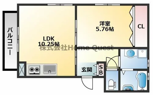 グランコート【3階】の間取り