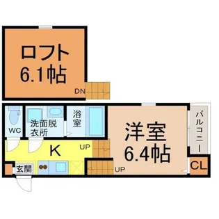 アルメリアII【1階】の間取り