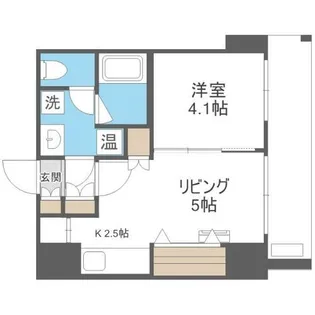 クラークマンションN17【1021号室】の間取り