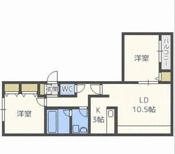 Maison Bonheur12【3階】の間取り