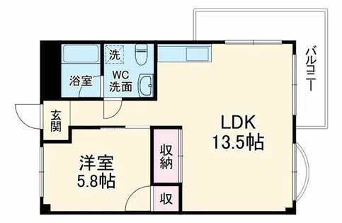 シルバーハイツ【3階】の間取り