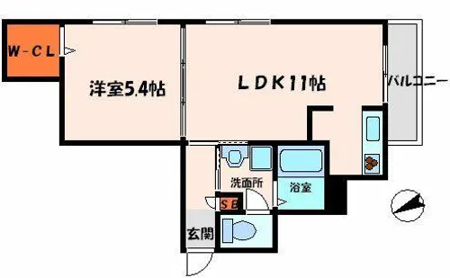 シャーメゾン5番館【2階】の間取り