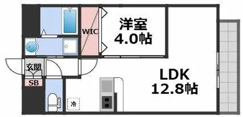 Cherry Blossom 五条通【7階】の間取り