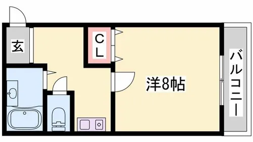 ルーキー東条マンション【3階】の間取り