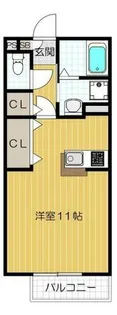 グレード・シャトー【2階】の間取り