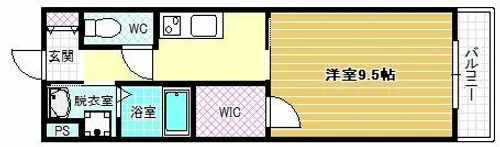 ステラウッド高鷲Ⅱ【3階】の間取り