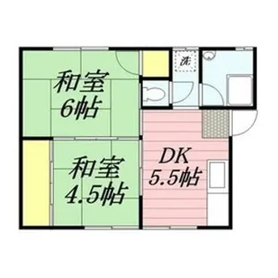 虹ヶ丘マンション【2階】の間取り