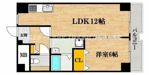 シエスタイレブン【9階】の間取り