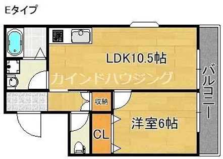 グランドール住之江【7階】の間取り