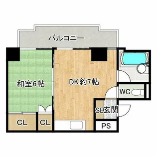 丸栄マンション幸町【4階】の間取り