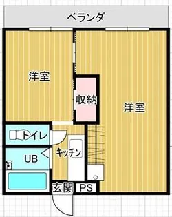 セントポーリア【3階】の間取り