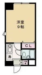 ベルトピア飾磨(OR)【607号室】の間取り