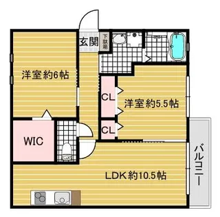 サニーコート院殿【2階】の間取り