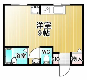 グランツ東上小阪【1階】の間取り