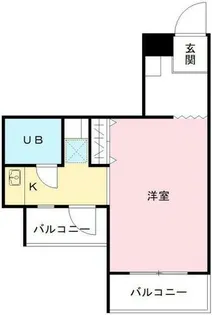セジュール服部【1階】の間取り