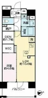 レーベン姫路本町【403号室】の間取り