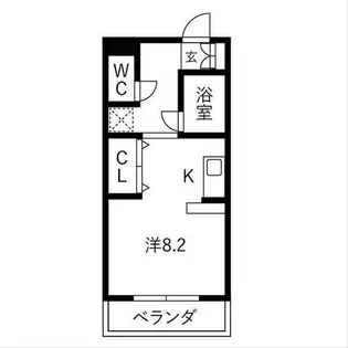 パラドール【2階】の間取り