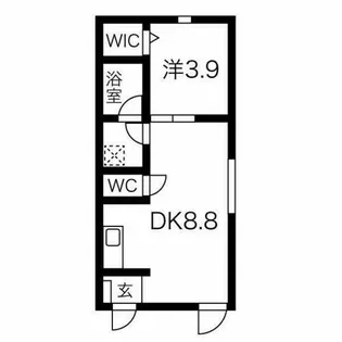 LIBECITY烏森【1階】の間取り