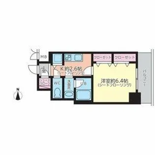 AVANTI atsuta【6階】の間取り