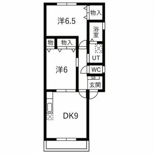オラシオン【201号室】の間取り