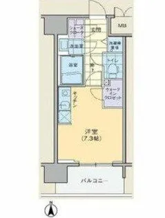 BLAU本町東【5階】の間取り