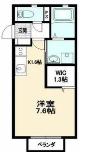 ディアコート北条 Ⅱ【2階】の間取り