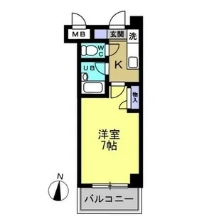 ディアコート鶴舞【1階】の間取り