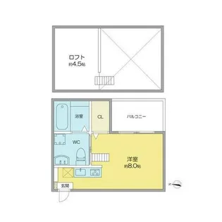 エミアス熱田【2階】の間取り